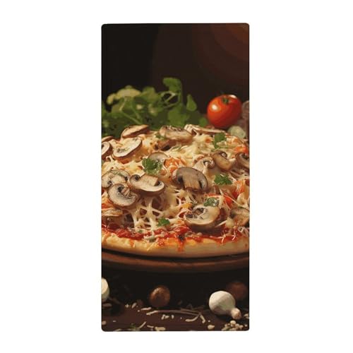BSCKKDMN Handtuch mit Pilzen und Tomaten auf der Oberseite, weich, saugfähig, Badetuch, Geschirrtücher für Küche, Badezimmer, Fitnessstudio, Spa, Zuhause, 72,9 x 35,1 cm BSCKKDMN Handtuch mit Pilzen und Tomaten auf der Oberseite, weich, saugfähig, Badetuch, Geschirrtücher für Küche, Badezimmer, Fitnessstudio, Spa, Zuhause, 72,9 x 35,1 cm von BSCKKDMN