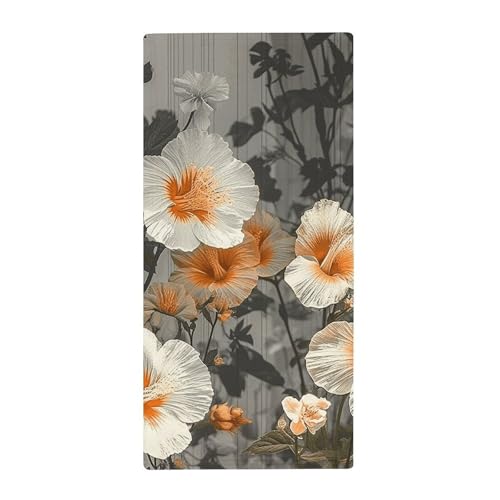 BSCKKDMN Handtuch mit blühenden Hibiskusblumen, weich, saugfähig, Badetuch, Geschirrtücher für Küche, Badezimmer, Fitnessstudio, Spa, Zuhause, 72,9 x 35,1 cm BSCKKDMN Handtuch mit blühenden Hibiskusblumen, weich, saugfähig, Badetuch, Geschirrtücher für Küche, Badezimmer, Fitnessstudio, Spa, Zuhause, 72,9 x 35,1 cm von BSCKKDMN