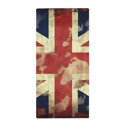 BSCKKDMN Handtuch mit britischer Flagge, Vintage-Stil, weich, saugfähig, Badetuch, Geschirrtücher für Küche, Bad, Fitnessstudio, Spa, Zuhause, 72,9 x 35,1 cm BSCKKDMN Handtuch mit britischer Flagge, Vintage-Stil, weich, saugfähig, Badetuch, Geschirrtücher für Küche, Bad, Fitnessstudio, Spa, Zuhause, 72,9 x 35,1 cm von BSCKKDMN