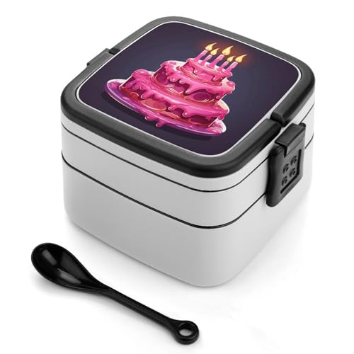 BSCKKDMN Kuchen mit Kerzen Bento Box Erwachsene Lunchbox All-in-One Stapelbare Bento Lunchbox mit Fächern Doppelschicht Lunchboxen Auslaufsicher Lunchbox Lunchbehälter für Arbeit Picknick Reisen BSCKKDMN Kuchen mit Kerzen Bento Box Erwachsene Lunchbox All-in-One Stapelbare Bento Lunchbox mit Fächern Doppelschicht Lunchboxen Auslaufsicher Lunchbox Lunchbehälter für Arbeit Picknick Reisen von BSCKKDMN