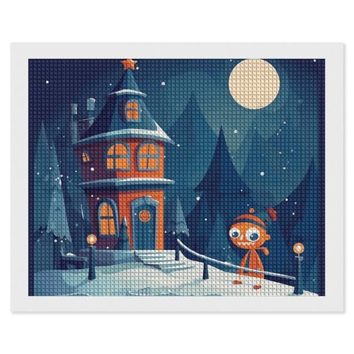 BSCKKDMN Monster Christmas Eve Diamond Painting Kits für Erwachsene Diamond Art Kit für Anfänger 5D DIY Full Square Diamond Art Craft Kits für Erwachsene für Home Wall Decor BSCKKDMN Monster Christmas Eve Diamond Painting Kits für Erwachsene Diamond Art Kit für Anfänger 5D DIY Full Square Diamond Art Craft Kits für Erwachsene für Home Wall Decor von BSCKKDMN