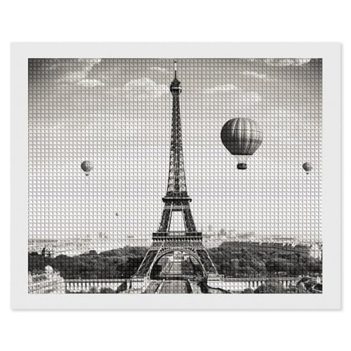 BSCKKDMN Paris Tower Diamond Painting Kits für Erwachsene, Diamantkunst-Set für Anfänger, 5D DIY Full Square Diamond Art Craft Kits für Erwachsene für Home Wall Decor von BSCKKDMN