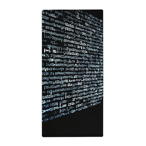 BSCKKDMN Programmiercode-Handtuch, weich, saugfähig, Badetuch, Geschirrtücher für Küche, Bad, Fitnessstudio, Spa, Zuhause, 72,9 x 35,1 cm von BSCKKDMN