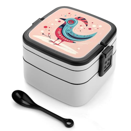 Bird Vector Illustration Bento Box Erwachsene Lunchbox All-in-One Stapelbare Bento Lunchbox mit Fächern Doppelschicht Lunchboxen Auslaufsicher Lunchbox Lunchbehälter für Arbeit Picknick Reisen Bird Vector Illustration Bento Box Erwachsene Lunchbox All-in-One Stapelbare Bento Lunchbox mit Fächern Doppelschicht Lunchboxen Auslaufsicher Lunchbox Lunchbehälter für Arbeit Picknick Reisen von BSCKKDMN
