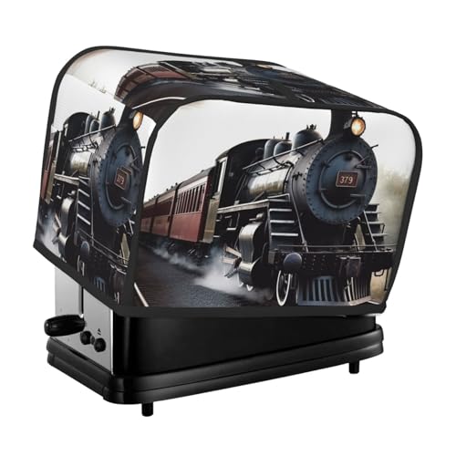 Dampfzug-Toaster-Abdeckungen, 2 Scheiben, Brotmaschinen-Abdeckungen, gesteppter Toaster, staubdichte Abdeckung, kleine waschbare Geräteabdeckungen, Brotbackmaschine, Schutz für Küche, kleine Geräte Dampfzug-Toaster-Abdeckungen, 2 Scheiben, Brotmaschinen-Abdeckungen, gesteppter Toaster, staubdichte Abdeckung, kleine waschbare Geräteabdeckungen, Brotbackmaschine, Schutz für Küche, kleine Geräte von BSCKKDMN