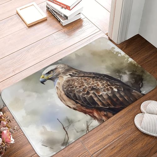 Fußmatte für drinnen und draußen, rutschfest, saugfähig, waschbar, Flanell-Badematte, rutschfeste Bodenmatten für Küche, Schlafzimmer, Badezimmer, Veranda, Büro, 40,6 x 61 cm Fußmatte für drinnen und draußen, rutschfest, saugfähig, waschbar, Flanell-Badematte, rutschfeste Bodenmatten für Küche, Schlafzimmer, Badezimmer, Veranda, Büro, 40,6 x 61 cm von BSCKKDMN