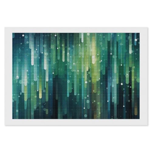 Gestreifter Hintergrund Diamant Malerei Kits für Erwachsene Diamant Kunst Kit für Anfänger 5D DIY Full Square Diamond Art Craft Kits für Erwachsene für Home Wall Decor von BSCKKDMN