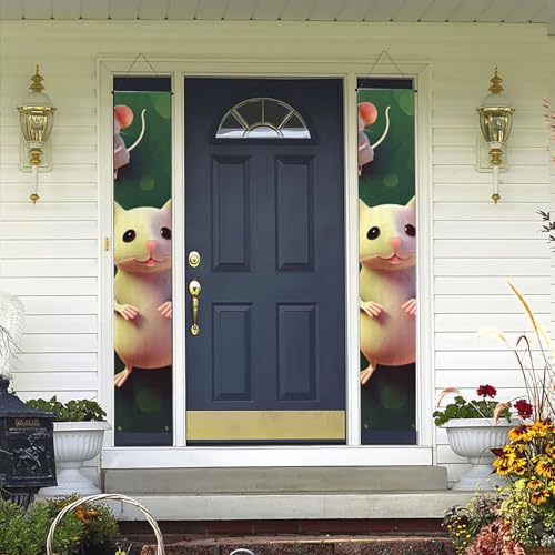 Niedliche Maus hängende Tür Banner Frühling Sommer Willkommen Veranda Banner Happy Birthday Party Banner Foto Hintergrund Veranda Schild Haustür Schilder für Hof Indoor Outdoor Dekor Niedliche Maus hängende Tür Banner Frühling Sommer Willkommen Veranda Banner Happy Birthday Party Banner Foto Hintergrund Veranda Schild Haustür Schilder für Hof Indoor Outdoor Dekor von BSCKKDMN