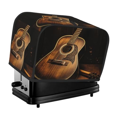Old West Gitarren-Toaster-Abdeckungen, 2 Scheiben, Brotmaschinen-Abdeckung, gesteppter Toaster, staubdichte Abdeckung, kleine waschbare Geräteabdeckungen, Brotbackmaschinen-Schutz, für Küche, kleine Old West Gitarren-Toaster-Abdeckungen, 2 Scheiben, Brotmaschinen-Abdeckung, gesteppter Toaster, staubdichte Abdeckung, kleine waschbare Geräteabdeckungen, Brotbackmaschinen-Schutz, für Küche, kleine von BSCKKDMN
