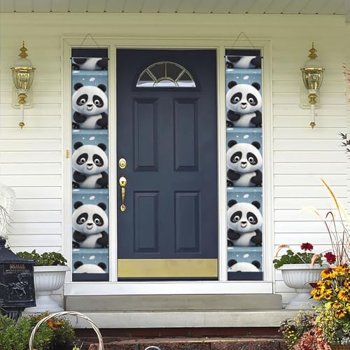 Panda Cartoon Hängende Tür Banner Frühling Sommer Willkommen Veranda Banner Happy Birthday Party Banner Foto Hintergrund Veranda Schild Haustür Schilder für Hof Indoor Outdoor Dekor Panda Cartoon Hängende Tür Banner Frühling Sommer Willkommen Veranda Banner Happy Birthday Party Banner Foto Hintergrund Veranda Schild Haustür Schilder für Hof Indoor Outdoor Dekor von BSCKKDMN