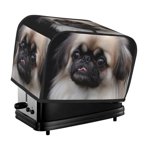 Pekinese Hunde-Toaster-Abdeckungen, 2 Scheiben, Brotmaschinen-Abdeckungen, gesteppter Toaster, staubdichte Abdeckung, kleine waschbare Geräteabdeckungen, Brotbackmaschine, Schutz für Küche, kleine Pekinese Hunde-Toaster-Abdeckungen, 2 Scheiben, Brotmaschinen-Abdeckungen, gesteppter Toaster, staubdichte Abdeckung, kleine waschbare Geräteabdeckungen, Brotbackmaschine, Schutz für Küche, kleine von BSCKKDMN