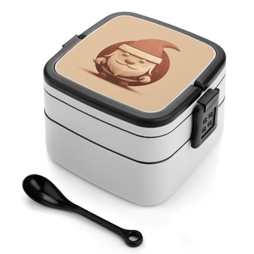 Santa Carrying A Snowball Bento Box Adult Lunch Box All-in-One Stackable Bento Lunch Box with Compartments Double Layer Lunch Boxes Leak-Proof Lunch Containers for Work Picnics Travel Santa Carrying A Snowball Bento Box Adult Lunch Box All-in-One Stackable Bento Lunch Box with Compartments Double Layer Lunch Boxes Leak-Proof Lunch Containers for Work Picnics Travel von BSCKKDMN