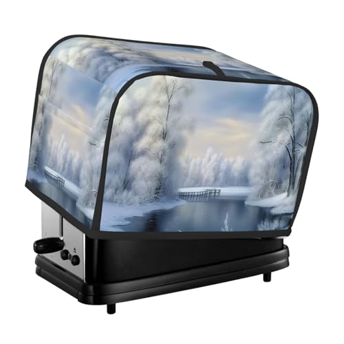Schöne Winter-Toaster-Abdeckungen, 2 Scheiben, Brotmaschinen-Abdeckungen, gesteppter Toaster, staubdichte Abdeckung, kleine waschbare Geräteabdeckungen, Brotbackmaschinen-Schutz für Küche, kleine Schöne Winter-Toaster-Abdeckungen, 2 Scheiben, Brotmaschinen-Abdeckungen, gesteppter Toaster, staubdichte Abdeckung, kleine waschbare Geräteabdeckungen, Brotbackmaschinen-Schutz für Küche, kleine von BSCKKDMN