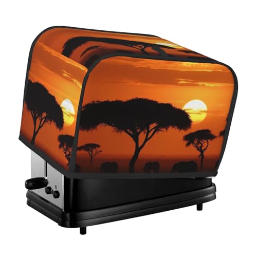 Sunset African Savanna Toaster Covers 2 Slice Bread Machine Covers Quilted Toaster Dustproof Cover Small Washable Appliance Covers Bread Maker Protective For Kitchen Small Appliance Sunset African Savanna Toaster Covers 2 Slice Bread Machine Covers Quilted Toaster Dustproof Cover Small Washable Appliance Covers Bread Maker Protective For Kitchen Small Appliance von BSCKKDMN