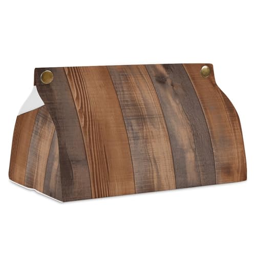 Taschentuchbox aus Holz, wasserdicht, rechteckig, für Badezimmer, Wohnzimmer, Küche, Büro, Braun Taschentuchbox aus Holz, wasserdicht, rechteckig, für Badezimmer, Wohnzimmer, Küche, Büro, Braun von BSCKKDMN