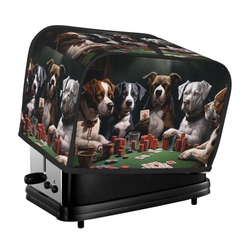 Toaster-Abdeckungen für 2 Scheiben, gesteppter Toaster, staubdichte Abdeckung, kleine waschbare Geräteabdeckungen, Brotbackmaschine, Schutz für Küche, kleine Geräte von BSCKKDMN