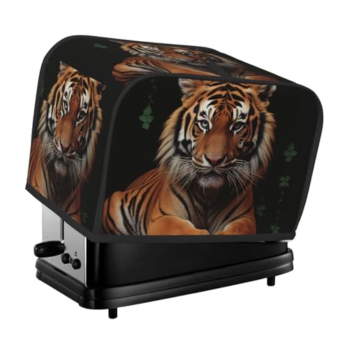 Toaster-Abdeckungen mit Tiger und Pfoten, 2 Scheiben, gesteppter Toaster, staubdichte Abdeckung, kleine waschbare Geräteabdeckungen, Brotbackmaschine, Schutz für Küche, kleine Geräte Toaster-Abdeckungen mit Tiger und Pfoten, 2 Scheiben, gesteppter Toaster, staubdichte Abdeckung, kleine waschbare Geräteabdeckungen, Brotbackmaschine, Schutz für Küche, kleine Geräte von BSCKKDMN
