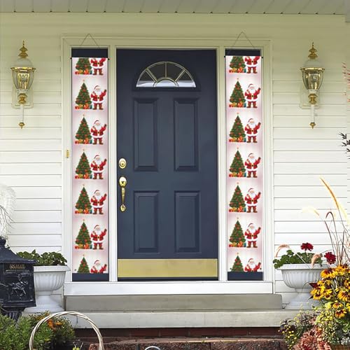 Weihnachtsmann Weihnachtsbaum Xmas Hängende Tür Banner Frühling Sommer Willkommen Veranda Banner Happy Birthday Party Banner Foto Hintergrund Veranda Schild Haustür Schilder für Hof Indoor Outdoor Weihnachtsmann Weihnachtsbaum Xmas Hängende Tür Banner Frühling Sommer Willkommen Veranda Banner Happy Birthday Party Banner Foto Hintergrund Veranda Schild Haustür Schilder für Hof Indoor Outdoor von BSCKKDMN
