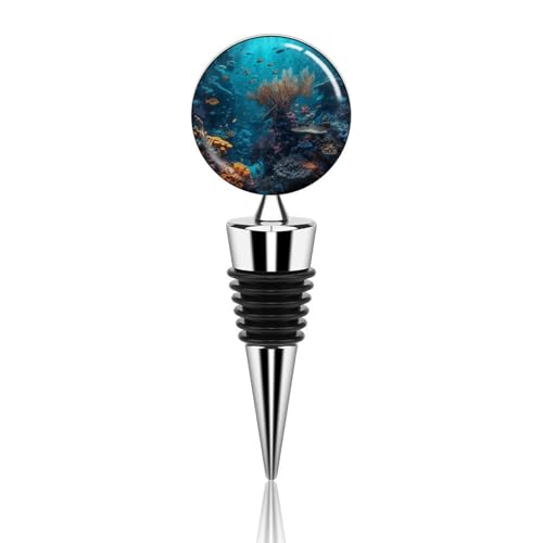 Weinflaschenverschluss, Metall, dekorativ, elegant, wiederverwendbar, auslaufsicher, Fisch-Weinkorken für Geschenke, Bar, Urlaub, Party, Hochzeit Weinflaschenverschluss, Metall, dekorativ, elegant, wiederverwendbar, auslaufsicher, Fisch-Weinkorken für Geschenke, Bar, Urlaub, Party, Hochzeit von BSCKKDMN