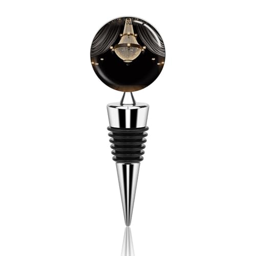 Weinflaschenverschluss, Metall, dekorativ, elegant, wiederverwendbar, auslaufsicher, Kugelraum, Kronleuchter, Weinkorken für Geschenke, Bar, Urlaub, Party, Hochzeit Weinflaschenverschluss, Metall, dekorativ, elegant, wiederverwendbar, auslaufsicher, Kugelraum, Kronleuchter, Weinkorken für Geschenke, Bar, Urlaub, Party, Hochzeit von BSCKKDMN