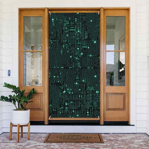 Willkommens-Türabdeckung, Dekoration, Türbanner 183 x 80 cm, Hacker-Veranda-Banner, Schild, Fotohintergrund, saisonales Haustür-Banner zum Aufhängen, Banner für Urlaub, Party, Innen- und Außenbereich Willkommens-Türabdeckung, Dekoration, Türbanner 183 x 80 cm, Hacker-Veranda-Banner, Schild, Fotohintergrund, saisonales Haustür-Banner zum Aufhängen, Banner für Urlaub, Party, Innen- und Außenbereich von BSCKKDMN