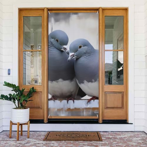 Willkommens-Türabdeckung, Dekoration, Türbanner 183 x 80 cm, Tauben-Banner, Schild, Fotohintergrund, saisonales Haustür-Banner zum Aufhängen, Banner für Urlaub, Party, Innen- und Außenbereich Willkommens-Türabdeckung, Dekoration, Türbanner 183 x 80 cm, Tauben-Banner, Schild, Fotohintergrund, saisonales Haustür-Banner zum Aufhängen, Banner für Urlaub, Party, Innen- und Außenbereich von BSCKKDMN
