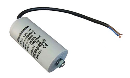 BSD Kondensator Motorkondensator Anlaufkondensator 50 uF / 450V Mit Kabel von BSD