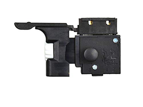 Ersatz Taste Schalter Switch, Ersatzschalter für Bohrmaschine - Schalter mit Drehzahlregler - Model: FA2-6/1BEK - 4A 250V/8A 125V - Kompatibel mit Bohrmaschine Black&Decker von BSD