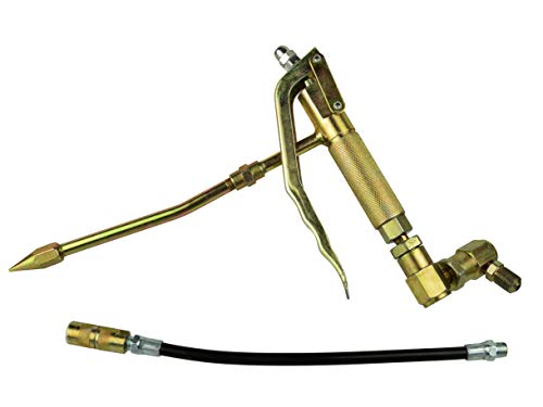Fettpresse Ersatzpistole - Ersatz Pistole für Pneumatik Fettpresse, Metall Fettpistole mit Schlauch von BSD