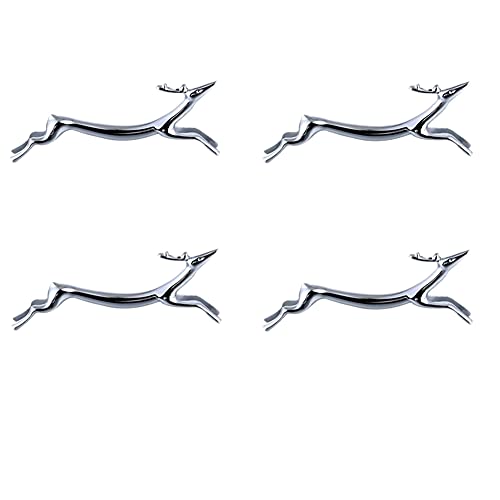 304 Edelstahl Essstäbchen, Löffel, Gabelablage, Halter, Ständer, 4 Stück (Hirsch) von BSDHGF