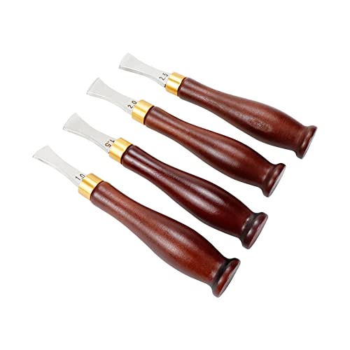 4 Stück Lederkanten-Crimper mit flacher Schlitzkante, linearer Kantenschneider, Edelstahl, Leder, Crimpwerkzeug, 1,0 mm, 1,5 mm, 2,0 mm, 2,5 mm 4 Stück Lederkanten-Crimper mit flacher Schlitzkante, linearer Kantenschneider, Edelstahl, Leder, Crimpwerkzeug, 1,0 mm, 1,5 mm, 2,0 mm, 2,5 mm von BSDHGF
