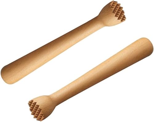 BSDHGF Cocktail-Stößel aus Holz, 24,9 cm lang, Cocktail-Stößel, Holzstößel, Eiszerkleinerer, Bar-Zubehör für die Herstellung von Cocktails und Saftgetränken BSDHGF Cocktail-Stößel aus Holz, 24,9 cm lang, Cocktail-Stößel, Holzstößel, Eiszerkleinerer, Bar-Zubehör für die Herstellung von Cocktails und Saftgetränken von BSDHGF