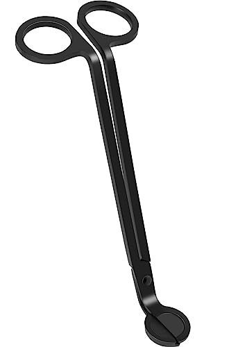 BSDHGF Polierter Dochtschneider, Premium-Kerzenschere, Edelstahl, Dochtschneider, Schwarz von BSDHGF