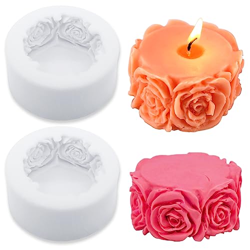 Silikonformen für Kerzen, Rose, Blumensäulen, Zylinderkerzenform, 3D-Kerzenform, Seife, DIY, Aromatherapie, Kerzen, Wachs, Seifen, Modelliermasse, Bastelgips Silikonformen für Kerzen, Rose, Blumensäulen, Zylinderkerzenform, 3D-Kerzenform, Seife, DIY, Aromatherapie, Kerzen, Wachs, Seifen, Modelliermasse, Bastelgips von BSDHGF