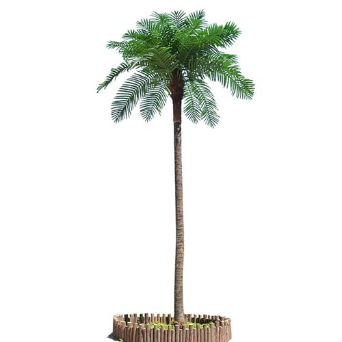 BSDPNARHZ Montage im FreienSimulierter Kokosnussbaum im Freien, großer Baum, große Pflanze, künstlicher Baum, künstliche Pflanze, Landschaftsbaum, Innen- und Außendekoration(B,3.5M) von BSDPNARHZ