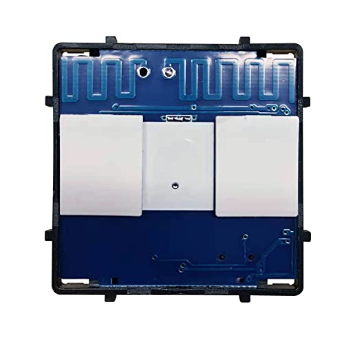 BSEED Smart Lichtschalter EU Standard 2 Fach 1 Weg Touch Lichtschalter mit LED-Anzeige (kein Neutralleiter erforderlich) von BSEED