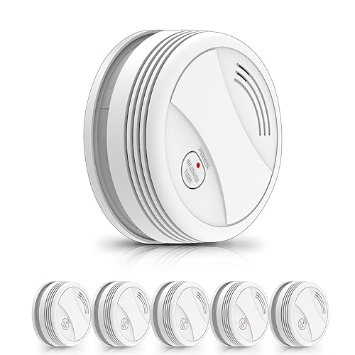 BSEED Smart Rauchmelder/Feuermelder, Smart Home WLAN Rauchmelder mit App Benachrichtigung, arbeitet mit Amazon Alexa/Google Home, vernetzte Rauchmelder mit 85 dB nach CE & EN 14604 Standard, 6er Pack BSEED Smart Rauchmelder/Feuermelder, Smart Home WLAN Rauchmelder mit App Benachrichtigung, arbeitet mit Amazon Alexa/Google Home, vernetzte Rauchmelder mit 85 dB nach CE & EN 14604 Standard, 6er Pack von BSEED