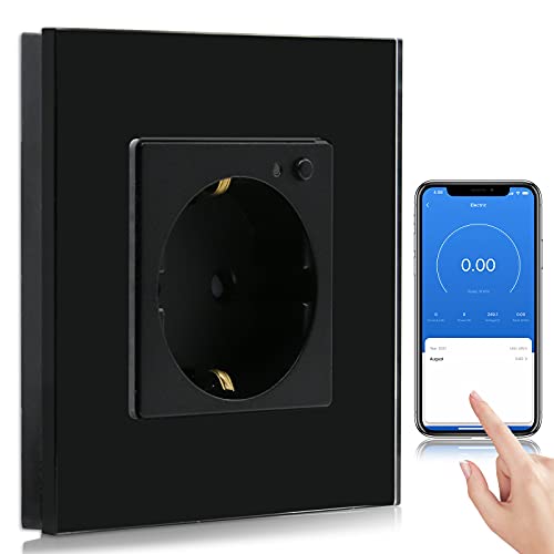BSEED WLAN Smart Steckdose 16A mit Strommessung,1 Fach Intelligente Steckdose mit Verbrauchsmessung und Energiekosten-Messer,arbeitet mit Amazon Alexa,Google Home,Timerfunktion Schwarz BSEED WLAN Smart Steckdose 16A mit Strommessung,1 Fach Intelligente Steckdose mit Verbrauchsmessung und Energiekosten-Messer,arbeitet mit Amazon Alexa,Google Home,Timerfunktion Schwarz von BSEED