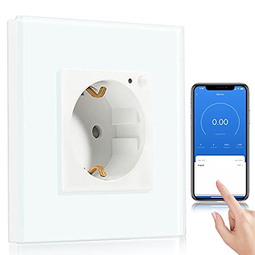 BSEED WLAN Smart Steckdose 16A mit Strommessung,1 Fach Intelligente Steckdose mit Verbrauchsmessung und Energiekosten-Messer,arbeitet mit Amazon Alexa,Google Home,Timerfunktion Weiß BSEED WLAN Smart Steckdose 16A mit Strommessung,1 Fach Intelligente Steckdose mit Verbrauchsmessung und Energiekosten-Messer,arbeitet mit Amazon Alexa,Google Home,Timerfunktion Weiß von BSEED