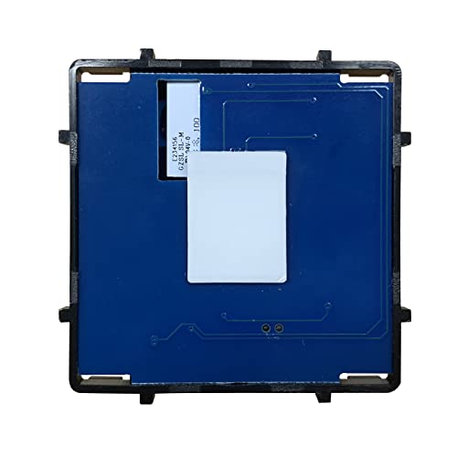 BSEED ZigBee WiFi Smart Lichtschalter Single Live 1 Fach 1 Weg Touch-Wandleuchte Schalterfunktion Einsatz mit LED-Grundlicht 50 mm Größe Kompatibel mit 86 mm Glas-Touchpanel von BSEED