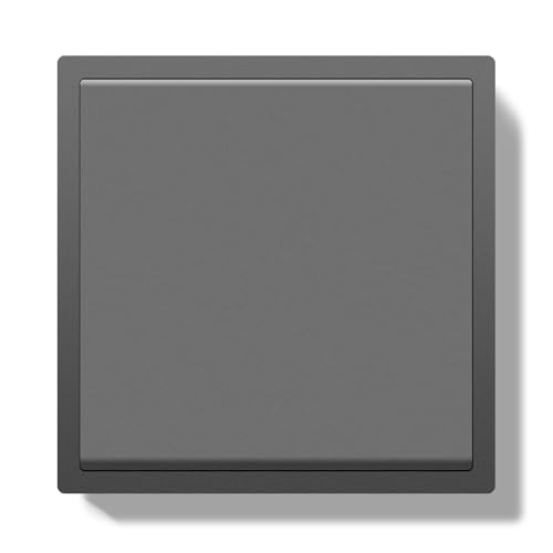 BSEED LIFE Lichtschalter Unterputz 1 Fach 1 Weg,80 * 80mm Wippschalter mit Reset-Funktion,Modern Wandschalter mit PC Rahmen, Kabelklemmen & Krallen, Lichtschalter Grau BSEED LIFE Lichtschalter Unterputz 1 Fach 1 Weg,80 * 80mm Wippschalter mit Reset-Funktion,Modern Wandschalter mit PC Rahmen, Kabelklemmen & Krallen, Lichtschalter Grau von BSEEDLIFE