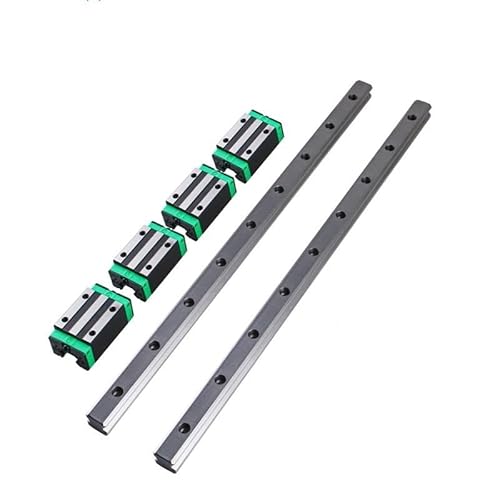 BSEID 2 Stück HGR35 quadratische Linearführung mit 4 Stück HGH35CA/HGW35CC Linearführungsschiene Gleitlager for CNC-Graviermaschinengravur.(HGH35CA,250mm) von BSEID