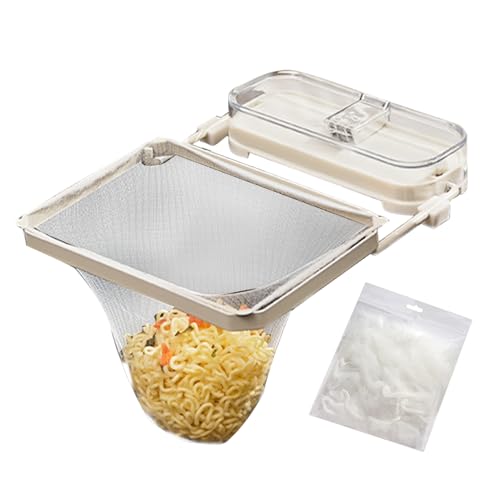 Küchennetzsieb | Multifunktionales Eckspülensieb mit Gaze-Spülbecken-Siebtaschen | Waschbeckenfilter, Spülbeckenzubehör, Netzwaschbeckensieb zur platzsparenden Aufbewahrung Bseid Küchennetzsieb | Multifunktionales Eckspülensieb mit Gaze-Spülbecken-Siebtaschen | Waschbeckenfilter, Spülbeckenzubehör, Netzwaschbeckensieb zur platzsparenden Aufbewahrung Bseid von BSEID