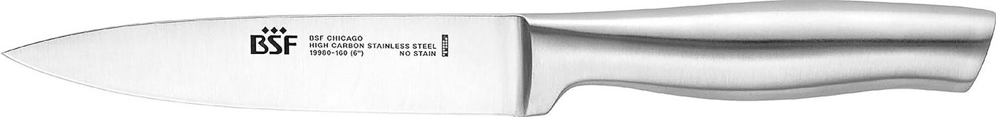 BSF Fleischmesser BSF Chicago Fleischmesser, Küchenmesser Kochmesser 16 cm Edelstahl von BSF