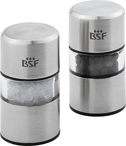 BSF Lausanne Mini Pfeffer&Salz, Edelstahl, silber von BSF