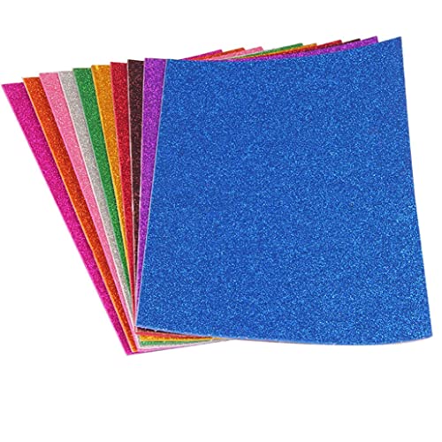 10pcs Glitter Eva Foam Sheets A4 A4 Sortierte Farben Craft Paper für Kinder DIY, Kartenherstellung, Kunstprojekte, Scrapbooking und dekoratives Handwerk 10pcs Glitter Eva Foam Sheets A4 A4 Sortierte Farben Craft Paper für Kinder DIY, Kartenherstellung, Kunstprojekte, Scrapbooking und dekoratives Handwerk von BSFDORPOT