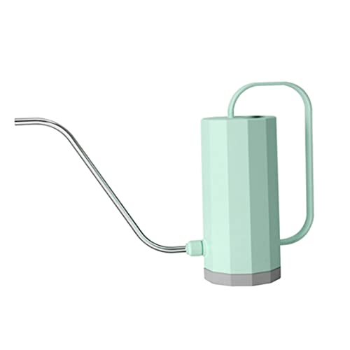 BSFDORPOT 1.2l Plastikbewässerung mit langem Ausguss für Innenpflanzen im Freien Blumen Kleiner Wasserkessel für Garten Rasenbalkon, grün, grün von BSFDORPOT