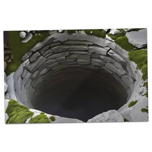 BSFDORPOT 20x32 Zoll Nicht-Schlupf-3D-Diatomitbodenmatte, absorbierende schnelle trocken von BSFDORPOT