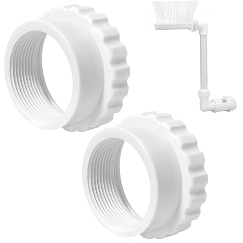 BSFDORPOT 2PCS Pool Fountain Adapter 2 Zoll PVC Leckfest Düsenbrunnenumwandlungsgelenk für oberirdische Pool -Sprinkleransatze von BSFDORPOT