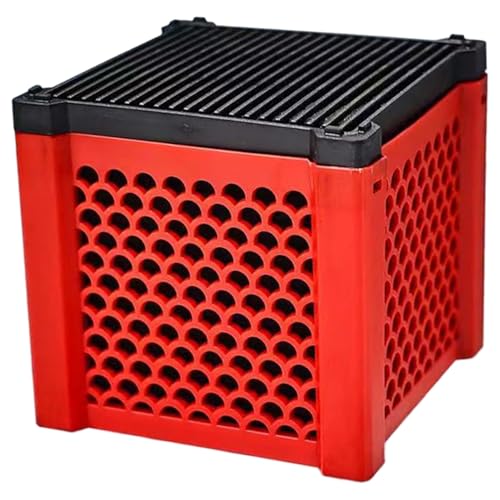 BSFDORPOT 2pcs Wassertrogfilter 4 Zoll wiederverwendbares aktiviertes Kohlenstoff -Aquariumfilterwürfel für Fischteich Teich Viehwasserreinigung und Filtration von BSFDORPOT